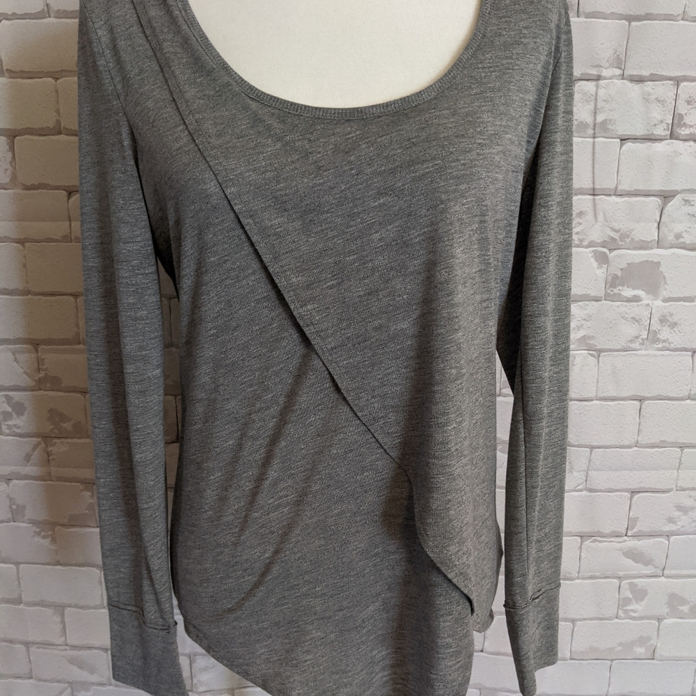 Long Sleeve Cross Front Blouse